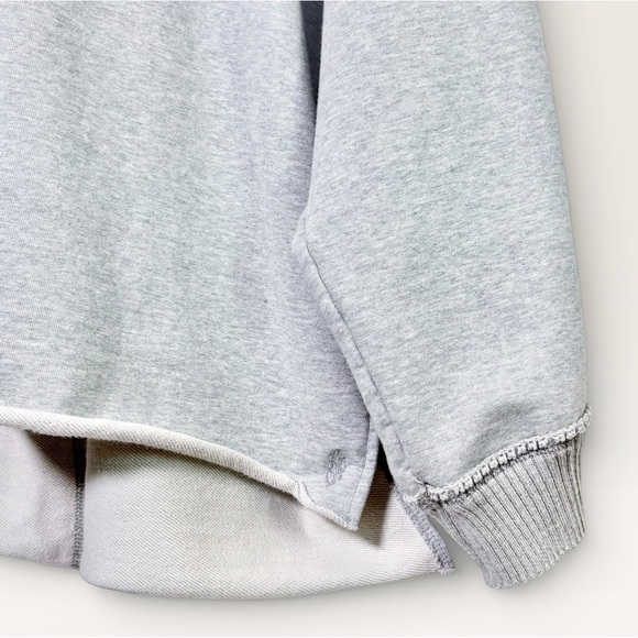 Free People Movement Finish Line Pullover Crewneck In Heather Grey | Medium - Picture 7 of 11